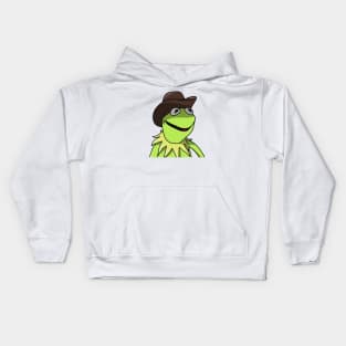 KERMIT AS A COWBOY Kids Hoodie